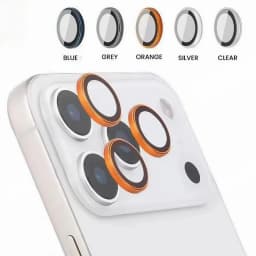 3D Metal Lens Protector Glass For iPhone Duo 18 Pro 18 Pro Max 17 Alloy Back Camera Ring Cover For iPhone 17 Pro 16 Pro Max Lens