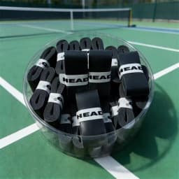 30Pcs HEAD Tennis Overgrip PU HEAD Tennis Racket Overgrip Absorption Grip Badminton Racket Handle Grip Tennis Grip Padel Tape