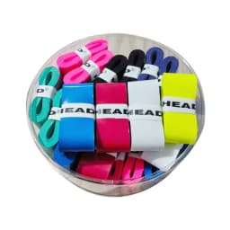 30Pcs HEAD Tennis Overgrip PU HEAD Tennis Racket Overgrip Absorption Grip Badminton Racket Handle Grip Tennis Grip Padel Tape