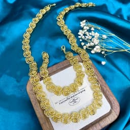 1 Set Thick Italian Gold Plated Necklace Bracelet Set Linking Cuban Necklace for Female Male Hip Hop Rock Party Jewelry Set Gift