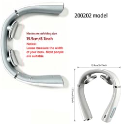 Smart Back Neck Massager Electric TENS Pulse Cervical Muscle Massages Wireless Shoulder Health Care H99 H62 JT88 F6Device