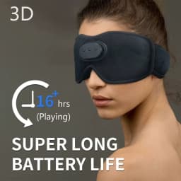 SYPVRY Bluetooth Sleep Eye Mask With Headphones - Boasting 3D Sleep Headphone Technology for Enhanced Comfort Bluetooth Eye Mask