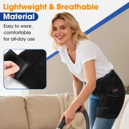 Hip Massage Belt with Professional 105 pcs 660nm Red Light Beads Heating Hip Massager for Thighs Buttock Hip Full-Wrap