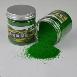 100ml Green Model Grass Powder Lawn Flock for Sand Table Landscape Architectural Model Making Supply
