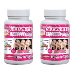 1500000mg Glutathione Capsules with Vitamin C Biotin Zinc Acerola Cherry for Whitening Skin Boost Up Tighten Pore 60 Count