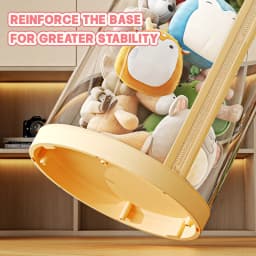 Transparent Plush Doll Storage Box Children's Toy Organizer Toy Organization Kid DIY Zipper Bins for Christmas & Halloween Decor