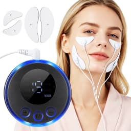 EMS Facial Lifting Massager Face Beauty Machine 8 Modes 19 Levels Rechargeable Face Eye Patch Device for Home Beauty