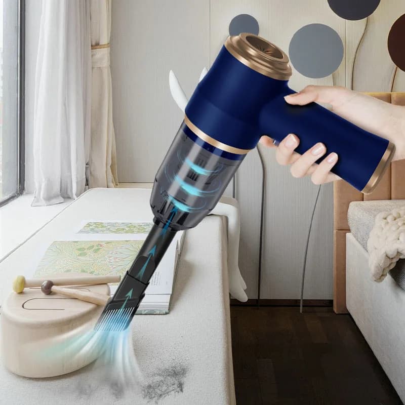 new Car Vacuum Cleaner Household Appliances Portable Battery long life Powerful Vacuum Cleaner Suitable for Cleaning Car Debris