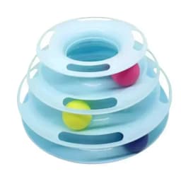 3/4 Levels Cats Toy Tower Tracks Cat Toys Interactive Cat Intelligence Training Amusement Plate Tower Pet Products Cat Tunnel