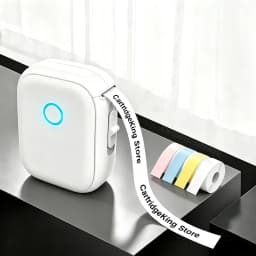 Marklife P12 Thermal Label Printer Auto Cut Portable Mini Printer P12 Adhesive Sticker Labeling Machine or 5PK Continuous Tape 