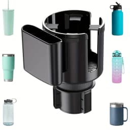 Multipurpose Auto Interior Expandable Organizer Storage Accessories With Phone Holder Car Cup Holder Expander Cupholder Adapter