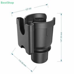 2 In 1 Car Water Cup Holder With Mobile Phone Storage Stand Cup Holder Expander Adapter Multipurpose Bottle Cups Organizer Stand
