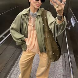 KONDALA High Street Satin Bomber Jackets Women Long Lantern Sleeve Zipper Oversized Jackets Fashion 2025 Autumn Casual Outwears