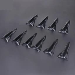 10Pcs Rear Roof Shark Fins Spoiler Wing Kit Universal Car Roof Spoiler Bumper Spoiler Shark Fin Diffuser Vortex Generator