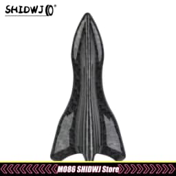 10Pcs Rear Roof Shark Fins Spoiler Wing Kit Universal Car Roof Spoiler Bumper Spoiler Shark Fin Diffuser Vortex Generator