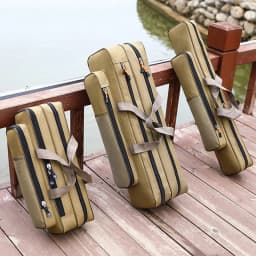 40-80CM Fishing Rod Bag Portable 1200D waterproof Fishing Gear Bag Short Section Single Layer Double Layer Fishing Rod Bag X633G