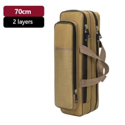 40-80CM Fishing Rod Bag Portable 1200D waterproof Fishing Gear Bag Short Section Single Layer Double Layer Fishing Rod Bag X633G
