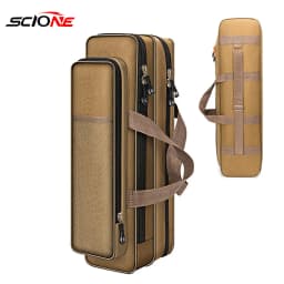 40-80CM Fishing Rod Bag Portable 1200D waterproof Fishing Gear Bag Short Section Single Layer Double Layer Fishing Rod Bag X633G