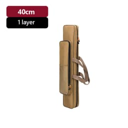 40-80CM Fishing Rod Bag Portable 1200D waterproof Fishing Gear Bag Short Section Single Layer Double Layer Fishing Rod Bag X633G