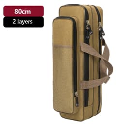 40-80CM Fishing Rod Bag Portable 1200D waterproof Fishing Gear Bag Short Section Single Layer Double Layer Fishing Rod Bag X633G