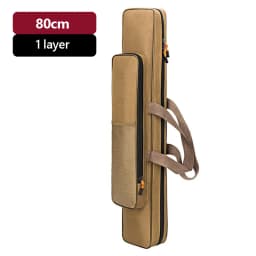 40-80CM Fishing Rod Bag Portable 1200D waterproof Fishing Gear Bag Short Section Single Layer Double Layer Fishing Rod Bag X633G
