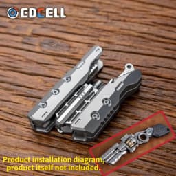 WANWU EDC New Zirconium Alloy Destroyer Electromagnetic Railgun Mechanical Metal Fidget Toy