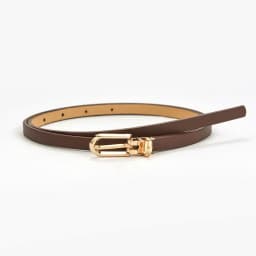 Black Red Brown Adjustable PU Leather Women Faux Leather Belts Candy Color Thin Skinny Waistband Fashion Dress Jeans Strap Belt