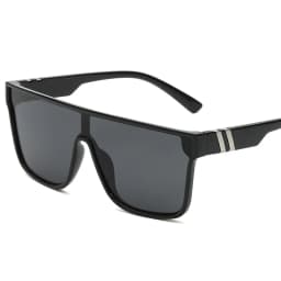 New Fashion Large Frame Sunglasses Luxury Brand Design One Piece True Film Eyewear Classic Outdoor Beach Sun Glasses Uv400