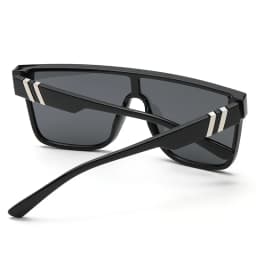 New Fashion Large Frame Sunglasses Luxury Brand Design One Piece True Film Eyewear Classic Outdoor Beach Sun Glasses Uv400