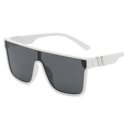 New Fashion Large Frame Sunglasses Luxury Brand Design One Piece True Film Eyewear Classic Outdoor Beach Sun Glasses Uv400