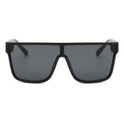 New Fashion Large Frame Sunglasses Luxury Brand Design One Piece True Film Eyewear Classic Outdoor Beach Sun Glasses Uv400
