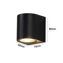 5W Outdoor IP65 LED Wall Lamps Modern Waterproof LED Sconce Porch Garden Aisle Exterior Wall Mount Lighting Fixture110/220V