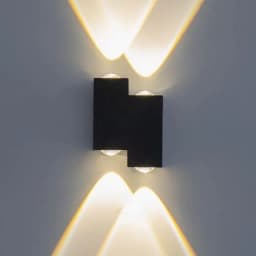 Waterproof IP55 Aluminum LED Wall Lamp AC110 220VLED Modern Outdoor Lights Patio Lights Durable Up and Down Lights Yard Wall Lig