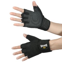 Weightlifting Anti-Slip Half Finger Gloves Wristband Support Wear-resistant Breathable Sports Gym Gloves Fitness Training