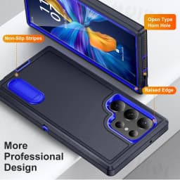 Case For Samsung Galaxy S26 Ultra S25 Edge S24 A17 A56 Heavy Anti-Scratch Rugged Protective Kickstand Full Body Shockproof Cover