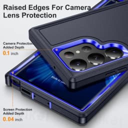 Case For Samsung Galaxy S26 Ultra S25 Edge S24 A17 A56 Heavy Anti-Scratch Rugged Protective Kickstand Full Body Shockproof Cover