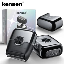 KENSEN S26 Electric Shaver for Men 4D Floating Blades Foil Shavers Waterproof 8000RPM Beard Trimmer Portable Mini Electric Razor