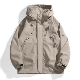 CHRLCK Unisex Outdoor Waterproof Jacket Windbreaker Coat Autumn Breathable Fishing Camping Windproof Jackets Men Women Clothing