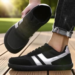Tenis De Hombre Wide Toe Box Barefoot Shoes Minimalist Breathable Comfortable Outdoor Walking Shoe Sports Casual Blue Shoes 2025