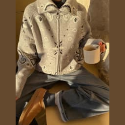 Fashion Knit Printed Sweater Women's Stand Collar Long Sleeve Zippers Vintage Style Cardigan 2026 Autumn New Lady Casual Top 