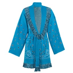 Vintage Tassels Print Women's Print Cardigan V-Neck Lace Up Full Sleeve Spliced Sweaters 2025 Autumn Lady All-match Kintwears