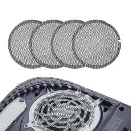 1/2/4Pcs For PS5 Console Dust Filter Dustproof Mesh Case Cover for PS5/PS5 Slim Easy Cleaning For PlayStation 5 Game Accessories