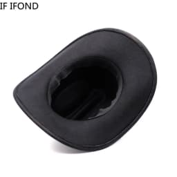 Vintage Western Cowboy Hat For Men's Gentleman Lady Jazz Cowgirl With Leather Wide Brim Cloche Church Sombrero Hombre Caps