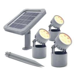 Solar Underwater Submersible Pond Light,Amphibious Solar Spotlight IP68 Outdoor Landscape Lamp Auto ON/Off for Garden