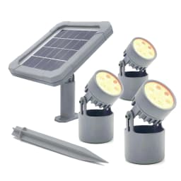 Solar Underwater Submersible Pond Light,Amphibious Solar Spotlight IP68 Outdoor Landscape Lamp Auto ON/Off for Garden