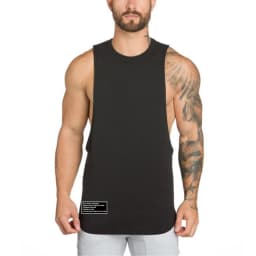 Brand Gym Clothing Fitness Men's Tank Tops Bodybuilding Stringer Summer Breathable Workout Singlets Cotton Sleeveless T Shirt