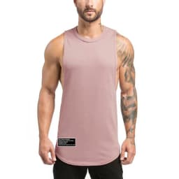 Brand Gym Clothing Fitness Men's Tank Tops Bodybuilding Stringer Summer Breathable Workout Singlets Cotton Sleeveless T Shirt