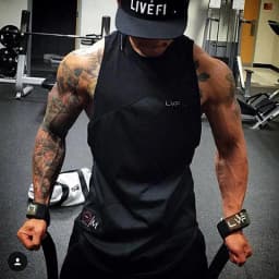 Men's Gym Tank Top Bodybuilding Singlet Fitness Sleeveless Vest Muscle Shirt Casual Cotton Top Workout Sports Vest Men Clothing