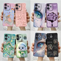For Realme Note 70T Phone Case Aesthetic Butterfly Flower Anti Drop Protection Covers For Realme Note 70 T Note70T Bumper Casing