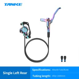 TANKE MT200 Bike Hydraulic Disc Brake MTB Brake BL BR 800/1600mm Bicycle Brake 2 Piston 3 Finger Steel Lever Bike Parts Upgrade